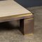 20th Century Belgo Chrome Bronze, Brass & Marble Coffee Table from Belgo Chrom / Dewulf Selection, 1970s 2