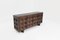 Brutalistisches spanisches Sideboard aus Nussholz 10