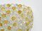 Vintage Wandlampen mit gelben & transparenten Perlen, 1970er, 2er Set 4