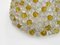 Vintage Wandlampen mit gelben & transparenten Perlen, 1970er, 2er Set 5