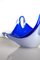 Mid-Century Modern Glass Art Coquille Bowl by Paul Kedelv for Flygsfors, Image 3