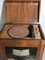 Radio móvil y tocadiscos de madera y baquelita de Compagnia Marconi, 1940, Imagen 8