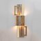 Modern Geometric Murano Glass and Brass Wall Lamp, 1990 9