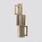 Modern Geometric Murano Glass and Brass Wall Lamp, 1990 6