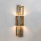 Modern Geometric Murano Glass and Brass Wall Lamp, 1990 5