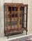 English Chippendale Walnut Display Cabinet, 1930s 22