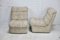 Beige Low Chairs in Fiberglass, 1970, Set of 2 11