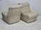 Beige Low Chairs in Fiberglass, 1970, Set of 2, Image 12