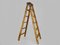 Vintage Wooden Painters Ladder, 1950s 2
