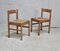 Französische Vintage Stroh Stühle, 1960, 2er Set 14