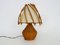 Lampada da comodino in bambù di Louis Sognot, anni '50, Immagine 3