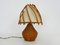 Lámpara de mesita de noche de bambú de Louis Sognot, años 50, Imagen 1