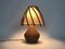 Lámpara de mesita de noche de bambú de Louis Sognot, años 50, Imagen 2