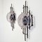 Mid-Century Brutalist Wall Lamps, Italy, 1960s, Set of 2 1