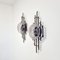 Mid-Century Brutalist Wall Lamps, Italy, 1960s, Set of 2 8