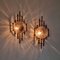 Mid-Century Brutalist Wall Lamps, Italy, 1960s, Set of 2 6