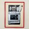Silver Game Machine, 1970s, Color Lithograph, Framed 1