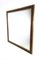 Italian Brass and Briar-Root Wall Mirror, 1970s 1
