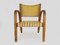 Bow Armlehnstuhl aus Holz von Hugues Steiner, 1950 2