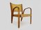 Bow Armlehnstuhl aus Holz von Hugues Steiner, 1950 1