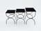 Black Brass and Opaline Glass Nesting Tables from Maison Jansen, 1960s, Set of 3 10