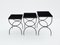 Black Brass and Opaline Glass Nesting Tables from Maison Jansen, 1960s, Set of 3, Image 10