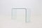 Italian Modern Glass Waterfall Console Table, 1980s, Image 8