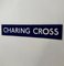 Ultra Charing Cross Blau-weißes Patronenpapier London Underground Sign, 1970er 5