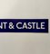 Ultra Elephant & Castle Blue and White Cartridge Paper London Underground Sign, 1970s, Image 5