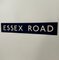 Ultra Essex Road Blue and White Cartridge Paper London Underground Sign, 1970s 5