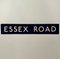 Ultra Essex Road Blue and White Cartridge Paper London Underground Sign, 1970s, Image 1