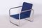 Czech Bauhaus Chrome-Plated Steel Armchair, 1950s 1