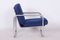 Czech Bauhaus Chrome-Plated Steel Armchair, 1950s 6