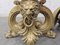 Gilded Bronze Lions Head Andirons, 19th Century, Set of 2 9