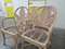 Vintage Italian Bamboo Dining Chairs, 1960s, Set of 4 2