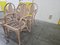 Vintage Italian Bamboo Dining Chairs, 1960s, Set of 4 7
