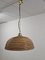 Italian Reed and Brass Pendant Lamp, 1970s, Image 1
