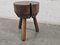 Vintage Brutalist Tripod Stool 4