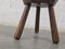 Tabouret Tripode Vintage Brutaliste 8