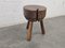 Tabouret Tripode Vintage Brutaliste 5