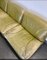 Modulares italienisches Vintage Leder Lounge Sofa im Stil von Rino Maturi, 1970, 4er Set 8