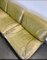 Modulares italienisches Vintage Leder Lounge Sofa im Stil von Rino Maturi, 1970, 4er Set 8