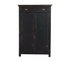 Black and Blonde Wood Cabinet 1