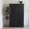 Black and Blonde Wood Cabinet 10