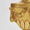 Vergoldete Empire Tischlampe, Ende 1700 4
