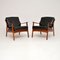 Vintage Danish Teak Armchairs by Niels Koefoed, 1960s, Set of 2, Image 1