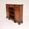 Antique Inlaid Walnut Breakfront Bookcase, 1900, Image 6