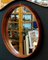 Round Wood Wall Mirror, Italy, 1960s 2