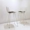 Iron Stools attributed to Harry Bertoia, Set of 2, Image 2