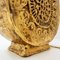 Mid-Century Italian Gold Ceramic Table Lamp 4